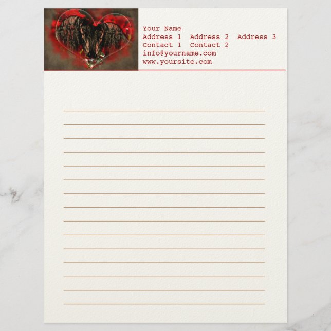 Soul Mates - Letterhead, Stationary Brevhuvud (Framsida)