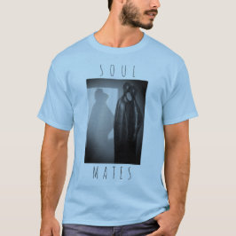 "Soul Mates"-ljus, Grått Black Charcol-design T Shirt