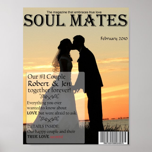 Soul Mates Magazine Cover Poster (Framsidan)