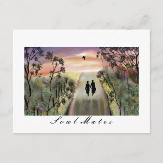 "Soul Mates"Postcard"* Vykort