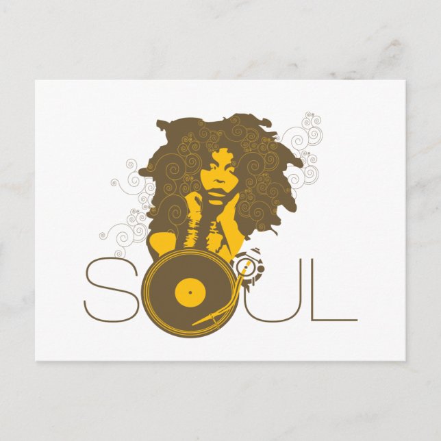 Soul Music Postcard Vykort (Framsida)
