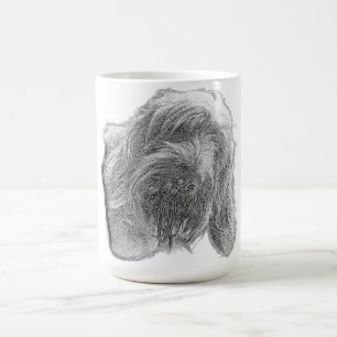 Soul of a Spinone – konstnärlig linjemugge Kaffemugg