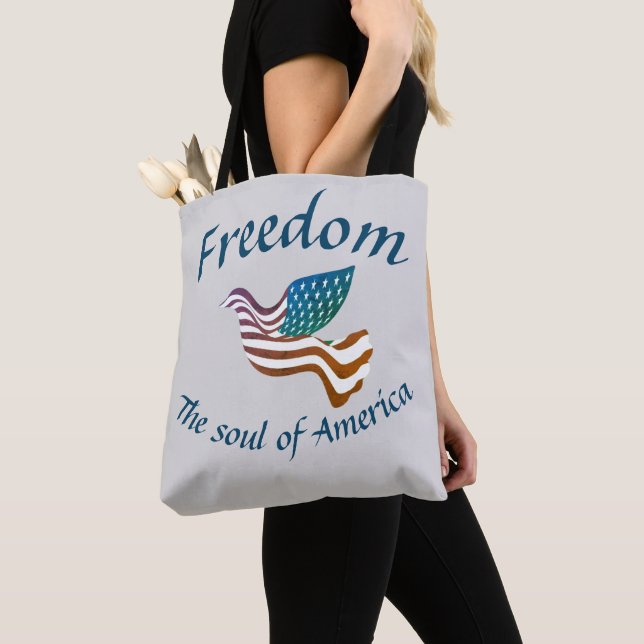 Soul of America Tote Tygkasse (Närbild)