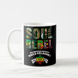 Soul Rebel Ras Tafari Him Haile Selassie Kaffemugg