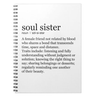 Soul Sister Gifts Anteckningsbok