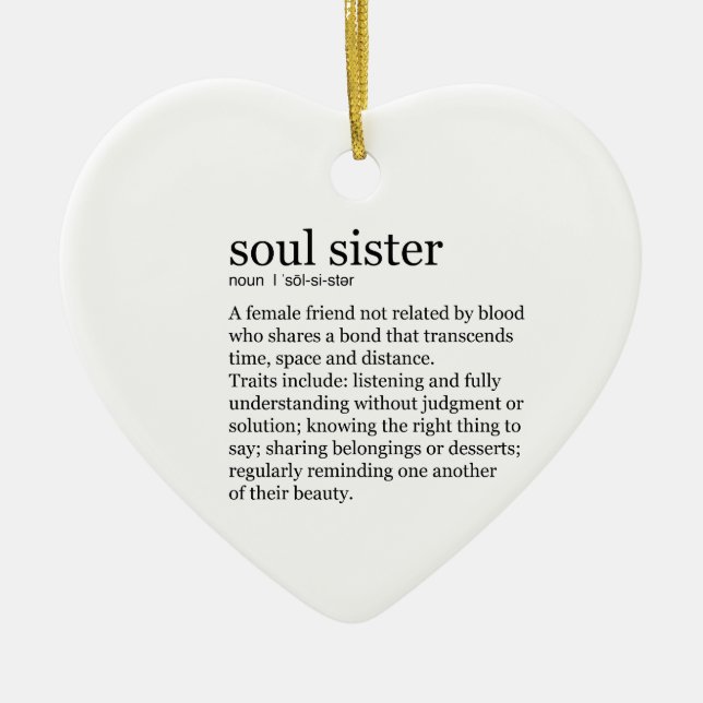 Soul Sister Ornament (Framsidan)