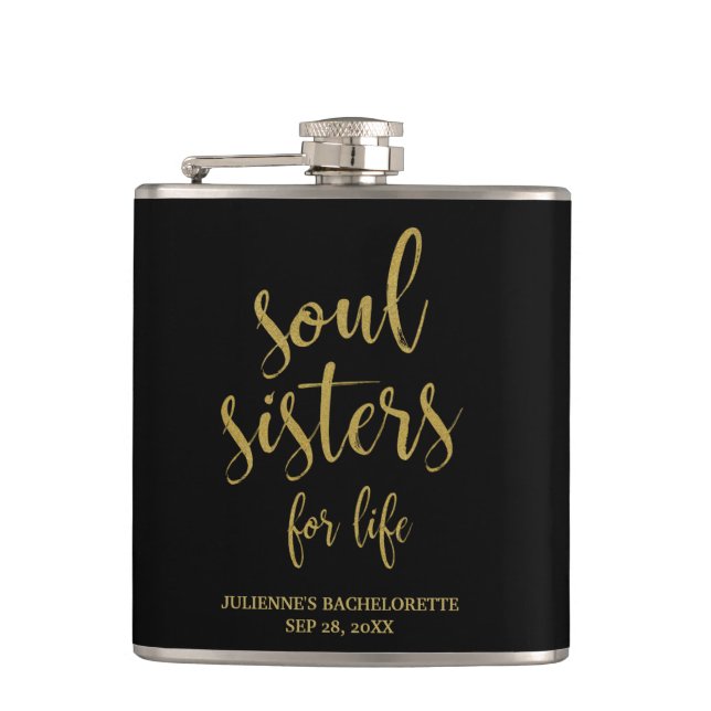 Soul Sisters for Life Glitter Bachelorette Fickplunta (Framsidan)