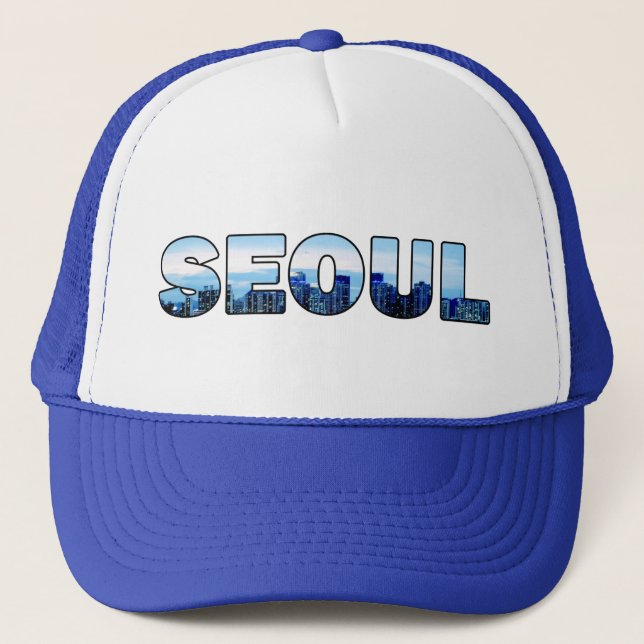 Söul Sydkorea 020 Truckerkeps (Framsida)