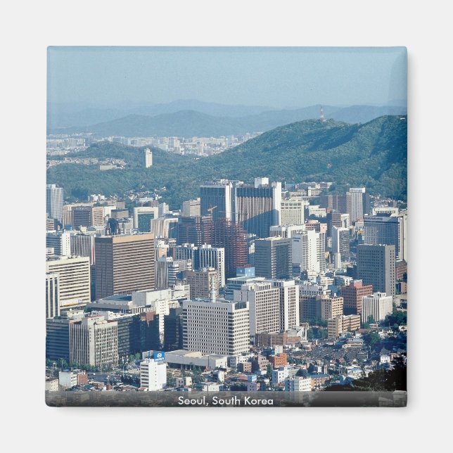Söul, Sydkorea Magnet (Framsidan)