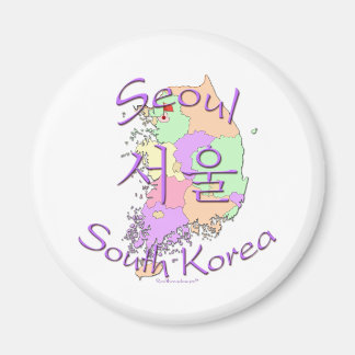 Söul Sydkorea Magnet