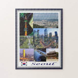 Söul - Sydkorea - Mosaic - Pussel