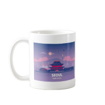 Söul Sydkorea Pastel Travel Design