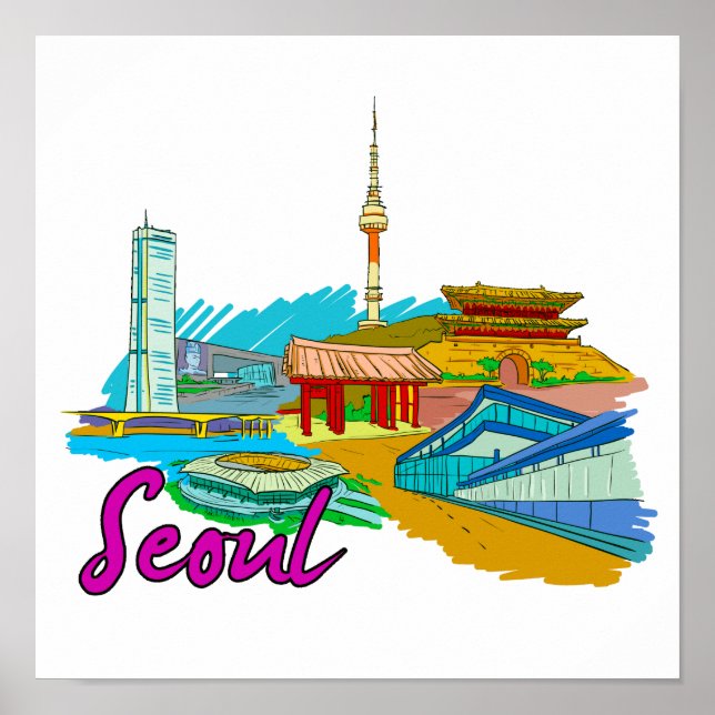 Söul - Sydkorea.png Poster (Framsidan)