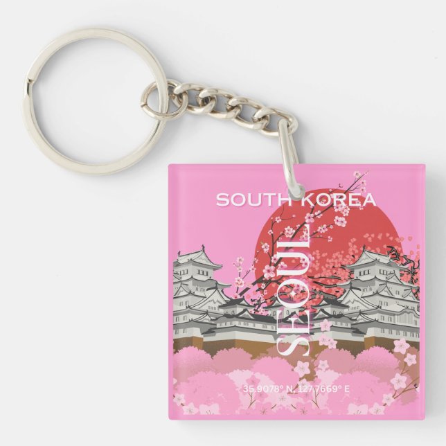 Söul Sydkorea Travel Art (Framsidan)