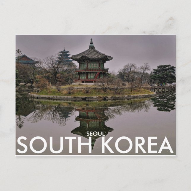 Söul, Sydkoreas vykort (Framsida)