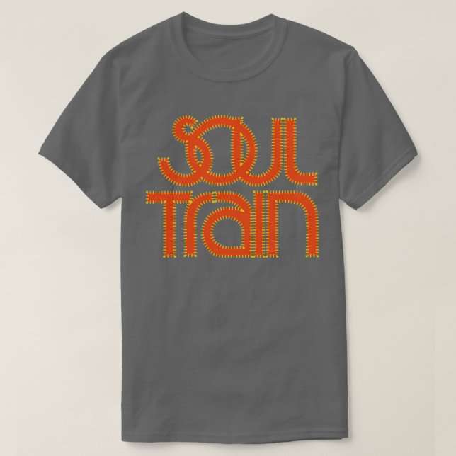 Soul Tåg 70-talets Fläkt Art T Shirt (Design framsida)
