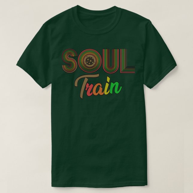 Soul Tåg Retro Stil T Shirt (Design framsida)