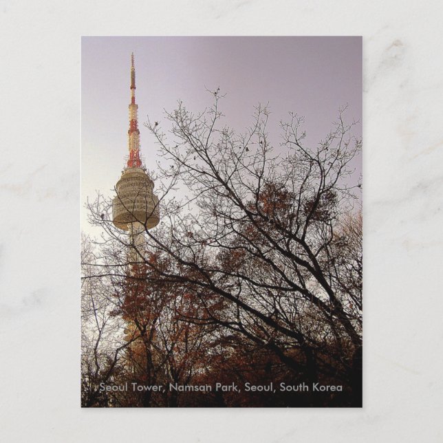 Söul Torn/ Namsan Park, Söul, Sydkorea Vykort (Framsida)