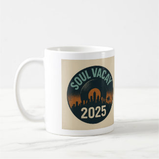 Soul Vacay 2025 Logotyp Coffee Kopp