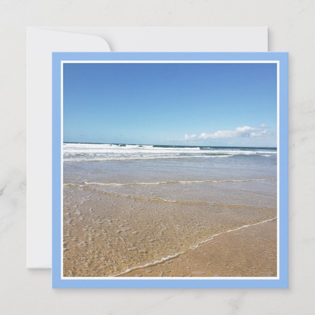 Soulac Sur Mer Beach in Frankrike Kort (Framsida)