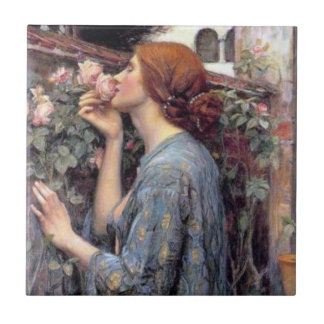 Soulen av den keramiska ron belägger med tegel kakelplatta