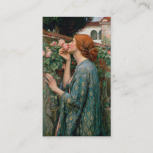 Soulen av ron - John William Waterhouse Visitkort