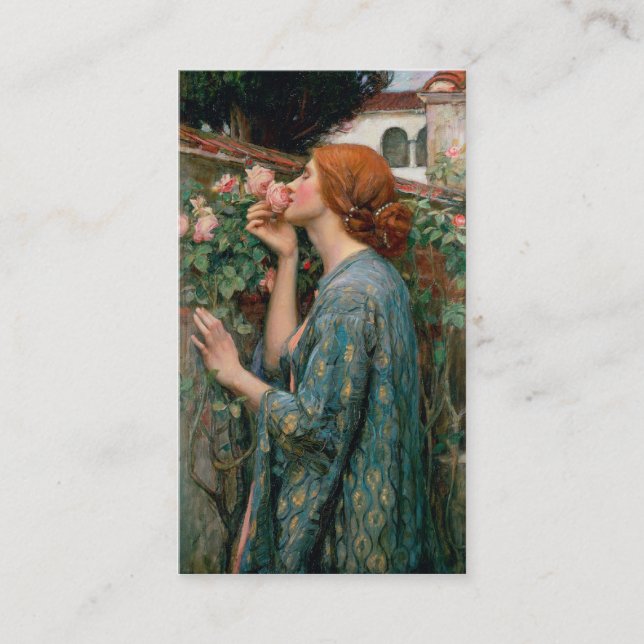 Soulen av ron - John William Waterhouse Visitkort (Framsida)