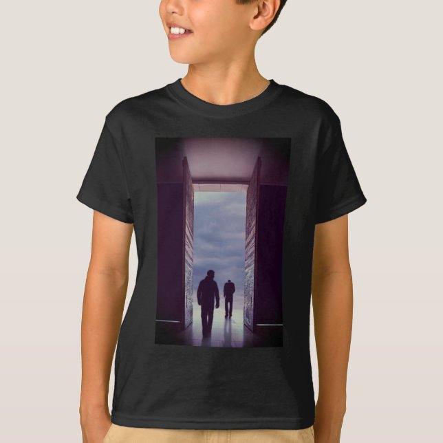 Soulerna kor över grind till efterlivet t shirt (Framsida)