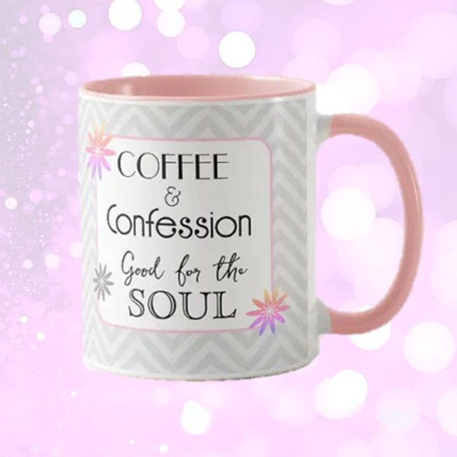 Soulful Humor! Kaffe- och bekännelsegåva Mugg (Skapare uppladdad)