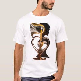 Soulful Light: African Woman T Shirt
