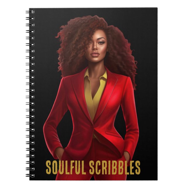 Soulful Scribbles Journal Anteckningsbok (Framsidan)