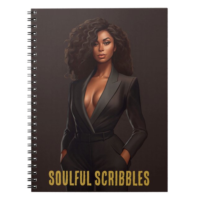 Soulful Scribbles Journal Anteckningsbok (Framsidan)