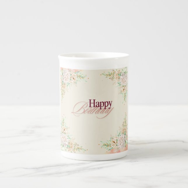 "Soulful Sips" Benporslin Mugg (Framsidan)