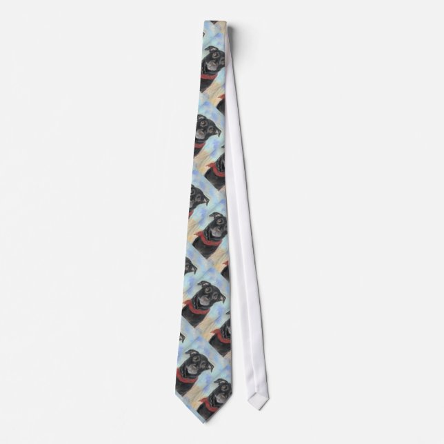 Soulful svart lab pastell slips (Framsida)