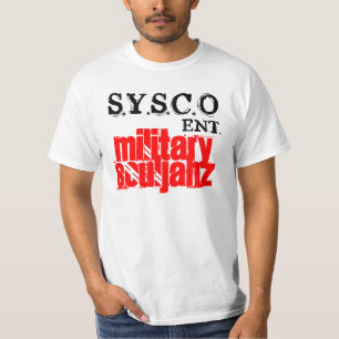 SOULJAHZ S.Y.S.C.O, MILITÄR SOM ÄR ENT. T SHIRT