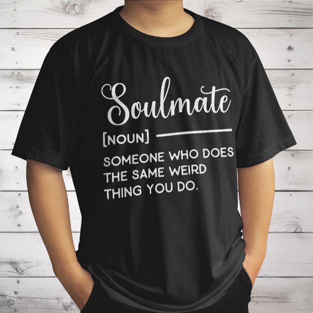 Soulmat någon som gör samma Konstig Sak du T Shirt (Skapare uppladdad)