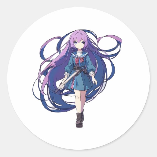 Soulmate 2D Runt Klistermärke (Framsida)