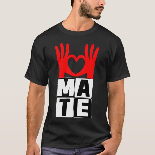 Soulmate Couple T Shirt (Framsida)