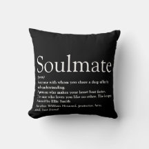 Soulmate Definition Svart och Vit Rolig