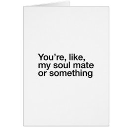 Soulmate Hälsningskort