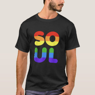 Soulmate Matching Lesbisk Gay par dispassningsvent T Shirt