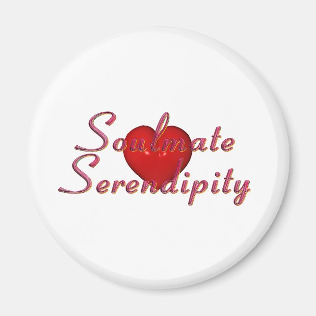 Soulmate Serendipity Magnets Magnet (Framsidan)