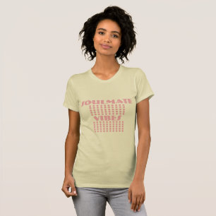 Soulmate Vibes - Cute Couple T-Shirt och årsdag