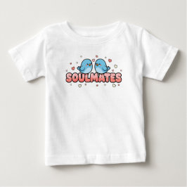 Soulmates: Kawaii Bluebirds Pastel Love T Shirt