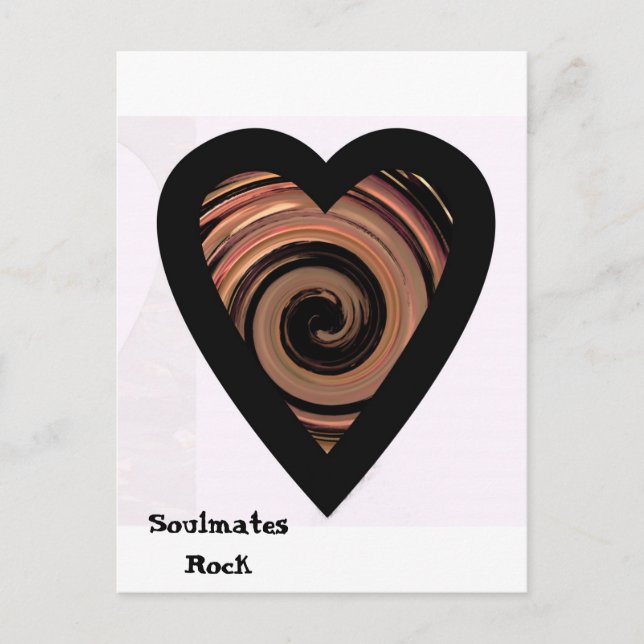 ("Soulmates Sten"* Vykort (Framsida)