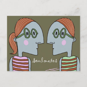Soulmates Vykort