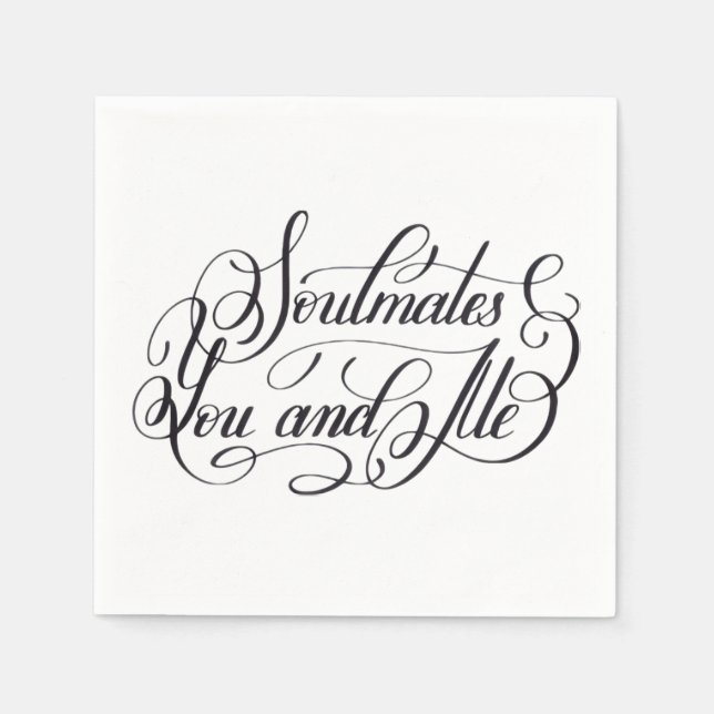 Soulmerar Samling mellan dig och mig Pappersservett (Framsidan)