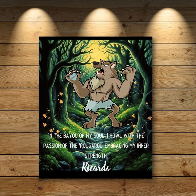 Soulous Rougarou Strength Inspirational Poster (Skapare uppladdad)