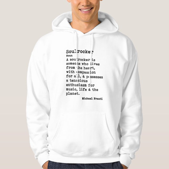 Soulrocker: Ljust färgad Hoodie (Framsida)