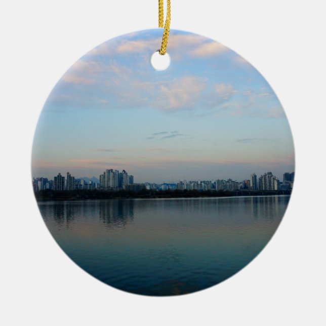 Söuls hjärta och själ julgransprydnad keramik (Framsidan)